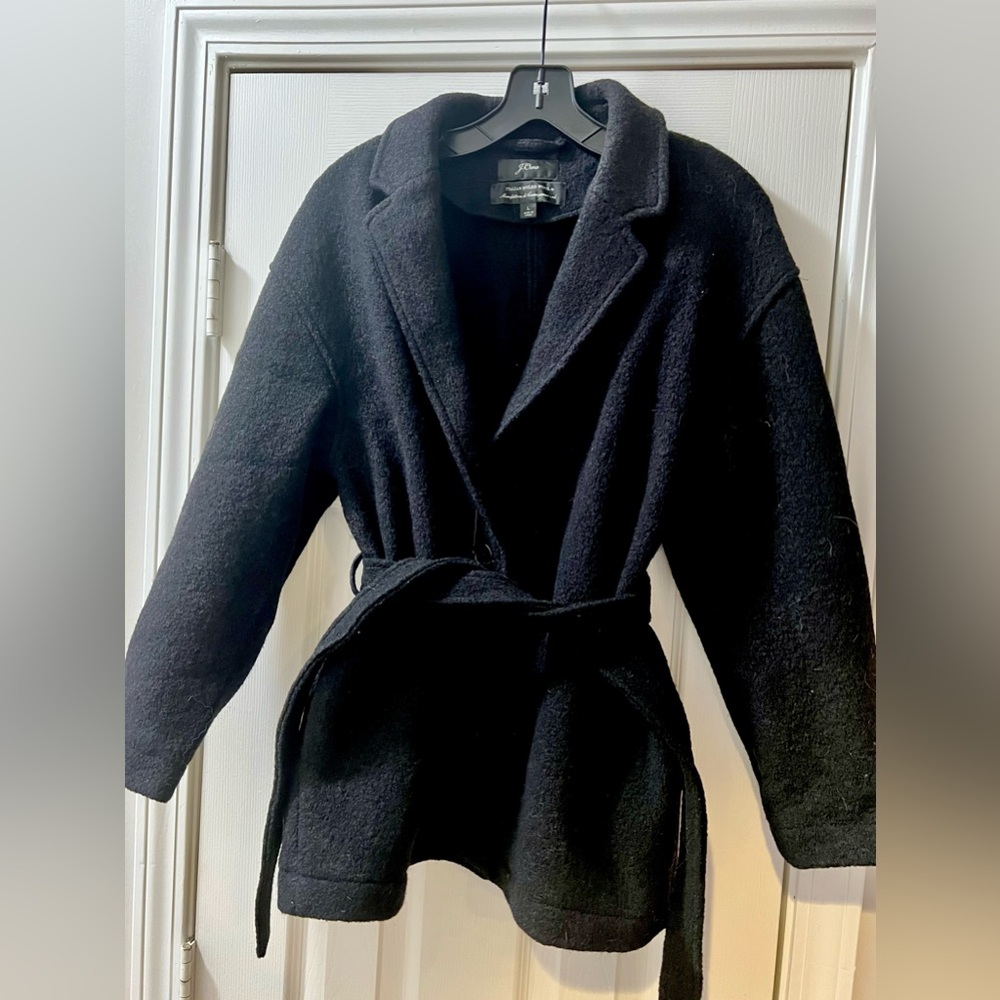J.Crew Women’s Italian Wool Short Peacoat